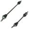 92-98 Honda Civic; 99-00 Civic (ex SI); 93 Civic Del Sol; 94-97 Del Sol S Front Axle Shaft PAIR