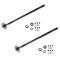 04-07 Nissan Titan Rear Axle Shaft w/Install Kit PAIR