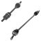 90 Honda Accord; 91-93 Accord (exc ABS) Front Outer CV Axle Shaft PAIR