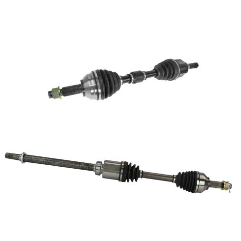 Nissan Rogue Rogue Select Front Driver & Passenger Side 2 Piece CV Axle ...