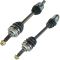 98-03 Escort; 99-03 Protege; 02-03 Protege5 w/1.8L, 2.0L Front Outer CV Axle Shaft PAIR