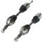 09 Aura; 09-10 G6; 09-12 Malibu w/2.4L & 6 Spd AT Front Outer CV Axle Shaft PAIR