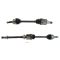 02-09 Camry, 04-06 Solara, 07-08 Solara w/MT, 01-07 Highlander FWD 2.4L Front CV Axle Shaft PAIR