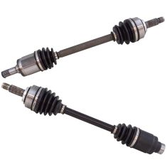 07-08 Honda Fit Front CV Axle Shaft Assembly Pair