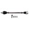 Front CV Axle Assembly Pair