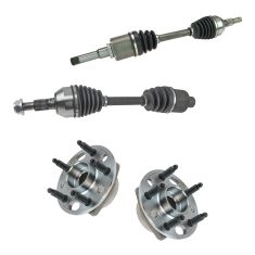 10-16 Chevy Equinox, GMC Terrain w/2.4L Front Outer CV Axle Shaft & Hub Assembly