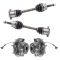 08-11 Nissan Armada, Titan; 08-10 QX56 Front CV Axle Shaft & Hub Assembly Kit (4