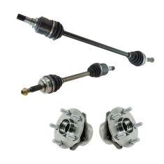 03 (from 8/03)-09 Toyota Prius Front CV Axle Shaft & Hub Assembly Kit (4pc)