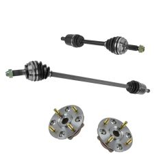 90-93 Honda Accord w/AT Front Outer CV Axle Shaft & Hub Assembly Kit (4pc)
