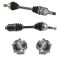 03-07 Nissan Murano w/ AWD Front CV Axle Shaft & Hub Assembly Kit (4pc)