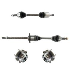 09-14 Nissan Murano w/FWD Front CV Axle Shaft & Hub Assembly Kit (4pc)