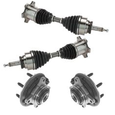 05-08 F150 (7 lug) Front Outer CV Axle Shaft & Hub Assembly Kit (4pc)
