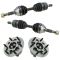 09-12 Canyon, Colorado Front CV Axle Shaft & Hub Assembly Kit (4pc)