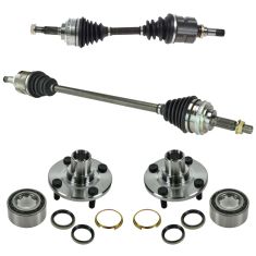 93-02 Prizm, Corolla w/o ABS Front CV Axle Shaft Assembly & Hub Kit