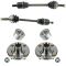 98-02 Honda Accord w/2.3L & MT Front CV Axle Shaft Assembly & Hub Kit