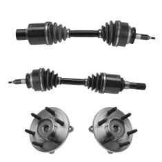 07-10 Ford Expedition, Lincoln Navigator Front CV Axle Shaft Assembly & Hub Kit