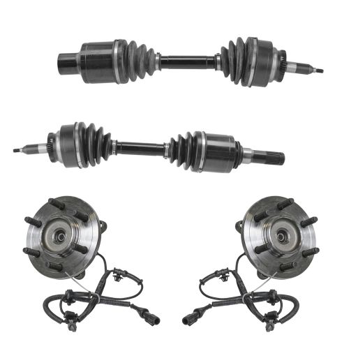 09-10 Ford F150 Front CV Axle Shaft Assembly & Hub Kit