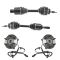 09-10 Ford F150 Front CV Axle Shaft Assembly & Hub Kit