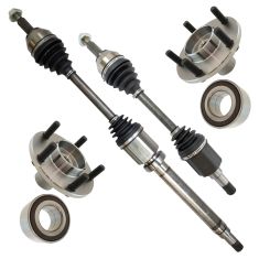10-13 Ford Transit Connect Front CV Axle & Hub Kit 6pc