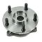 Front Knuckle Hub and Axle Kit 6pc