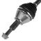 Front Knuckle Hub and Axle Kit 6pc