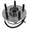 Front Knuckle Hub and Axle Kit 6pc
