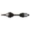 Front Knuckle Hub and Axle Kit 7pc