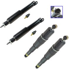 00-06 Chevy GMC Cadillac Full Size SUV Front & Rear Passive Air Shock Replacement Kit (Set of 4)