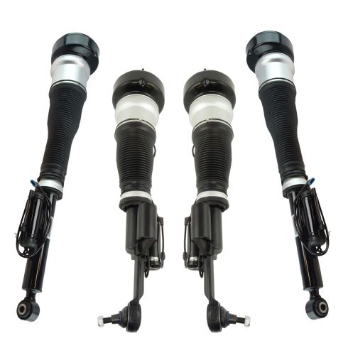 07-13 MB S-Class; 09-13 CL550 4Matic (w/o ABC Susp) Complete Front & Rear Air Strut Kit (4pc)