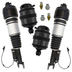 03-09 MB E-Class; 06-11 CLS500 RWD Front & Rear Air Suspension Kit 4pc