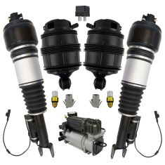 03-09 MB E-Class; 06-11 CLS500 RWD Front & Rear Air Suspension Kit 6pc