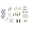 Brake Pad & Rotor Kit SEMI-METALLIC with Parking Brake Shoes & Hardware