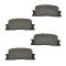 Brake Pad & Rotor Kit Ceramic with Parking Brake Shoes & Hardware