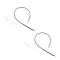 93-9/98 VW Golf; 94-9/98 Jetta w/ Rear Disc; 00-02 Cabrio Rear Parking Brake Cable Pair