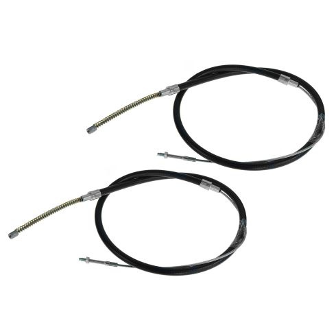 96-9/98 VW Jetta; Golf w/ Rear Drums; 95-99 Cabrio Rear Parking Brake Cable Pair