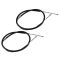 96-9/98 VW Jetta; Golf w/ Rear Drums; 95-99 Cabrio Rear Parking Brake Cable Pair