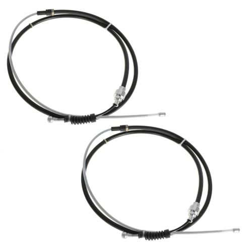 10/98-05 VW Jetta, Golf; 98-02 Beetle Rear Parking Brake Cable Ball Style Pair