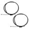 10/98-05 VW Jetta, Golf; 98-02 Beetle Rear Parking Brake Cable Ball Style Pair