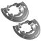 99-04 Ford F250SD-F550SD; 00-05 Excursion w/4WD Front Axle Disc Brake Dust Shield PAIR (Ford)