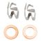 Front & Rear Replacement Caliper Set