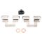 Front & Rear Replacement Caliper Set