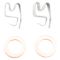 Front & Rear Replacement Caliper Set