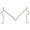 Front & Rear Replacement Caliper Set