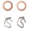 Front & Rear Replacement Caliper Set