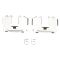 Front & Rear Replacement Caliper Set