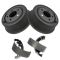 Rear Brake Drum & Bonded Shoe Set (AUTO EXTRA AX800028 & AXS538)