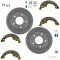 Rear Brake Shoe,  Drums & Hardware  Set AXS514, AX8988, H7104