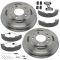 01-07 Escape Rear Brake Drum, Hardware, Shoes & Wheel Cylinder Kit