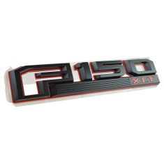 15-16 Ford F150 Red & Black ~F150 XLT~ Logoed Fender Mounted Nameplate Emblem LF (Ford)