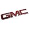 07-14 GMC Arcadia, Yukon, Yukon Hybrid Grille Mounted Red ~GMC~ Snap on Nameplate (GM)